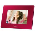 ショッピングデジタルフォトフレーム ソニー SONY デジタルフォトフレーム S-Frame DR720 7.0型 内蔵メモリー2GB レッド DPF-D720/R