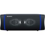 ソニー ワイヤレスポータブルスピーカー SRS-XB33 : 防水/防塵/防錆/Bluetooth/重低音モデル/マイク付き/ライティング機能搭