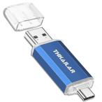 THKAILAR 512GB USBメモリタイプC USB 3.1 超高速フラッシュドライブ 読取最大150MB/s Type-C ＆ Type-A デュアルメモリースティック OTGデータ転送