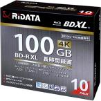 ブルーレイディスク BD-R XL 片面3層 100GB 10枚 4K BS CS 地デジ 1回録画用 ホワイトレーベル BR520EPW4X.10SC RiTEK RiDATA
