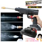 予備バッテリー付きセット マジカルウォッシュ 本体＋予備バッテリー1個セット コードレス高圧洗浄機 水圧 軽量 アクアウォッシュジェット 100s bnm