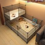 ハムスター ケージ - ハムスターエンクロージャー、モルモットケージ小動物ハッチとエクササイズプレイハウスDIYペットベビーサークル、小動物、モルモット、ウ