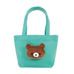 ショッピングリラックマ リラックマストア限定　フェイスマスコットランチトートバッグ　チャイロイコグマ