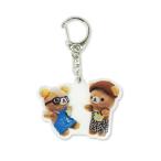 リラックマ百貨店限定　なかよしキーホルダー　いんてり店長＆おかん店長　リラックマストア店長