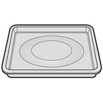 シャープ オーブンレンジ用角皿(350 
