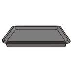 東芝 電子レンジ 角皿 325GP056