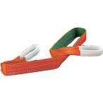 ショッピングTRUSCO トラスコ中山(TRUSCO) ベルトスリング JIS3等級 両端アイ形 オレンジ 100mmx6.0m G100-60