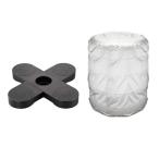 タイヤパレット&タイヤ収納カバー LセットBelca(ベルカ) すのこ タイヤパレット 幅70×奥行70×高さ7cm ブラック タイヤ収納 タイ