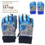 手袋 ポケモン スキーグローブ スキー手袋 5本指 レックウザ 子供 キッズ スノーグローブ 防寒 グッズ 幼稚園 保育園 男の子 通学 雪遊び
