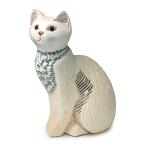 置物 ネコ ねこ 猫 陶器 送料無料 421