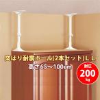  выдерживающий ... обивка палка мебель переворачивание предотвращение буфет 100cm выдерживаемая нагрузка 200kg поверхность . главный .. белый цвет LL размер 2 шт. комплект REQ-65