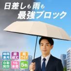 日傘 折りたたみ傘 大きい ワイド メンズ 傘 晴雨兼用 自動開閉 雨傘 16本骨 耐強風 UVカット 遮光 撥水 ワンタッチ開閉 頑丈 丈夫 シンプル りんごのほっぺ