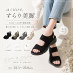 厚底 サンダル レディース スポーツサンダル メッシュ 通気性 軽量 痛くない 歩きやすい 疲れない 美脚 厚底サンダル カジュアル 黒 白 りんごのほっぺ