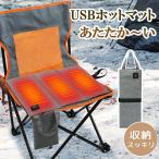 USB ホットマット USB マット電気毛布 モバイルバッテリー 車中泊 一人用 ホットカーペット ホットブランケット ひざ掛け 洗える かわいい 電気マット 観戦