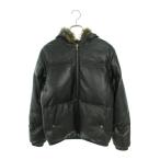 シュプリーム SUPREME 12AW Leather Down Jacket サイズ:S レザーダウンジャケット 中古 BS99