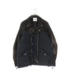 ショッピングライダース サカイ アンダーカバー サイズ:3 UCZ9203 再構築レザーライダースドッキングダウンジャケット 中古 BS99