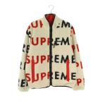 シュプリーム SUPREME 18AW Reversible Logo Fleece Jacket サイズ:L リバーシブルフリースブルゾン 中古 BS99