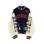 シュプリーム サイズ:XL 25SS Praises Varsity Jacket ロゴワッペンヴァーシティブルゾン 中古 BS99