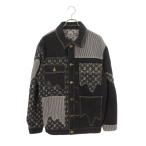 ルイヴィトン サイズ:48 22SS RM221M UZD HMA20W クレイジーモノグラムワークウェアデニムジャケット 中古 SB01