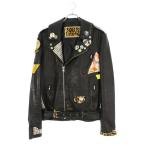 フリーシティー サイズ_2 MOTORCYCLE LEATHER JACKET ハンドメイキングダブルライダースレザージャケット 中古 BS99