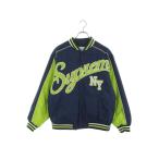 シュプリーム ブルゾン サイズ_M CONTRAST SCRIPT VARSITY JACKET コントラストスクリプトバーシティブルゾン 中古 BS99