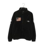 シュプリーム サイズ:M 17SS Trans Antarctica Expedition Fleece Jacket アメリカンフラッグフリースブルゾン 中古 SB01