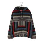 シュプリーム サイズ:L 25SS Woven Stripe Hooded Jacket ウーブストライプフードジャケットブルゾン 中古 BS99