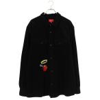 シュプリーム サイズ_XL 21AW Gonz Corduroy Work Shirt ゴンズ刺繍コーデュロイワーク長袖シャツ 中古 BS99
