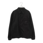 プラダ サイズ:XXL SC514 Re-Nylonロゴプレートナイロン長袖シャツ 中古 SB01