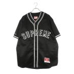 ショッピングシュプリーム シュプリーム SUPREME ミッチェル&ネス Satin Baseball Jersey サイズ:L ロゴデザイン半袖シャツ 中古 BS99