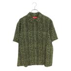 シュプリーム SUPREME 24SS Snake S/S Shirt サイズ_M スネーク柄半袖シャツ 中古 OM10