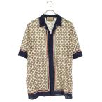 グッチ サイズ:48 690464 ZAIZX 総柄デザイン半袖シャツ 中古 BS99