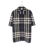 バーバリー サイズ:M 8071026 ノヴァチェック総柄半袖シャツ 中古 BS99