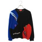 シュプリーム サイズ_M 21AW Faces Sweater フェイスニット 中古 BS99