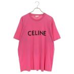 セリーヌバイエディスリマン CELINE by Hedi Slimane 21SS 2X681501F サイズ_L ルーズフィットロゴプリントTシャツ 中古 OM10