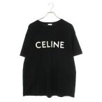 ショッピングセリーヌ セリーヌバイエディスリマン CELINE by Hedi Slimane 2X681671Q サイズ:S ルーズフィットロゴプリントTシャツ 中古 SB01