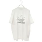 バレンシアガ アディダス サイズ_2 23SS 723976 TNVN8 ロゴ刺繍オーバーサイズTシャツ 中古 SB01