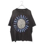 セントマイケル サイズ_XL 24AW SM-YS1-0000-005 ヴィンテージ加工IDEOLOGICALプリントTシャツ 中古 OM10