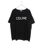 セリーヌ Tシャツ サイズ_XL 2X681671Q ルーズフィットロゴプリントTシャツ 中古 SB01