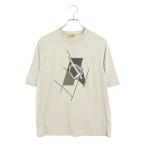 エルメス Tシャツ サイズ_XS 24SS エトリエ・アン・フラグモン フロントプリントコットンTシャツ 中古 BS99