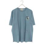 エルメス サイズ:S HパズルレザーステッチデザインクルーネックTシャツ 中古 BS99