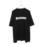 バレンシアガ サイズ:XS 651795 TNVL1 ロゴデストロイ加工Tシャツ 中古 OM10
