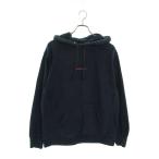 ショッピングシュプリーム シュプリーム SUPREME 17AW Compact Logo Hooded Sweatshirt サイズ:L コンパクトロゴプルオーバーパーカー 中古 BS99