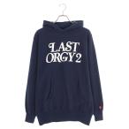 ヒューマンメイド HUMAN MADE 22SS LAST ORGY 2 GDC PIZZA HOODIE サイズ:L ラストオージーツープルオーバーパーカー 中古 FK04