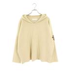 クロムハーツ サイズ_MED/LRG ハラコクロスパッチカシミアニットパーカー 中古 SS07
