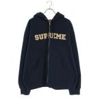 ショッピングシュプリーム シュプリーム サイズ:XL 25AW Collegiate Applique Zip Up Hooded Sweatshirt カレッジロゴジップアップパーカー 中古 SB01