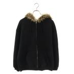 シュプリーム サイズ:L Faux Fur Zip Up Hooded Sweatshirt フェイクファージップアップパーカー 中古 OM10