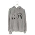 ディースクエアード サイズ:L S79GU0085 ICONプリントデザインパーカー 中古 BS99