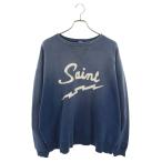 ショッピングマイケル セントマイケル スウェット サイズ:XL 25SS SM-HR8-0000-046 ヴィンテージ加工ロゴスウェット 中古 FK04