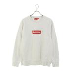 ショッピングシュプリーム シュプリーム スウェット サイズ:M Box Logo Crewneck ボックスロゴクルーネックスウェット 中古 BS99